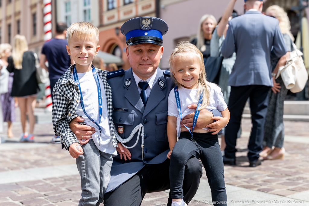 Święto Policji, Komenda Miejska, Kosek, Sęk, Jastrząb, policjańci, uroczystości, policja, Mał  Autor: P. Wojnarowski