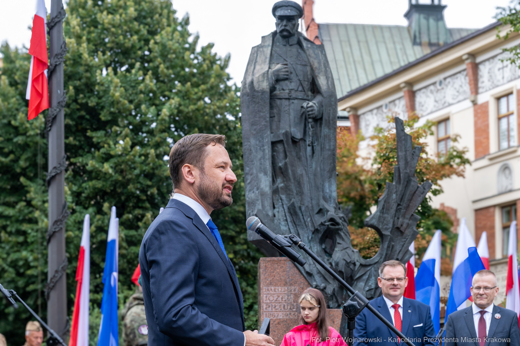 Apel, Piłsudski, Miszalski, pomnik, Pierwsza Kadrowa Kompania, uroczystości, marsz  Autor: P. Wojnarowski