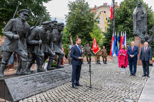 Apel, Piłsudski, Miszalski, pomnik, Pierwsza Kadrowa Kompania, uroczystości, marsz