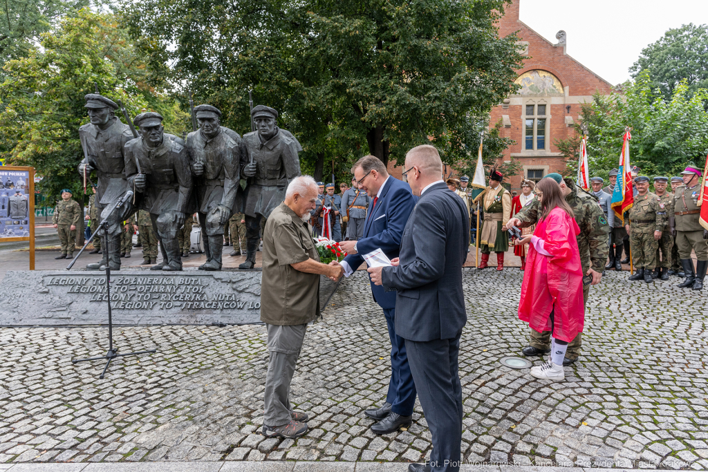 Apel, Piłsudski, Miszalski, pomnik, Pierwsza Kadrowa Kompania, uroczystości, marsz  Autor: P. Wojnarowski
