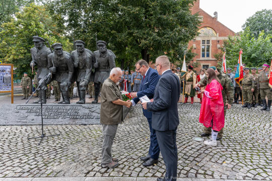 Apel, Piłsudski, Miszalski, pomnik, Pierwsza Kadrowa Kompania, uroczystości, marsz