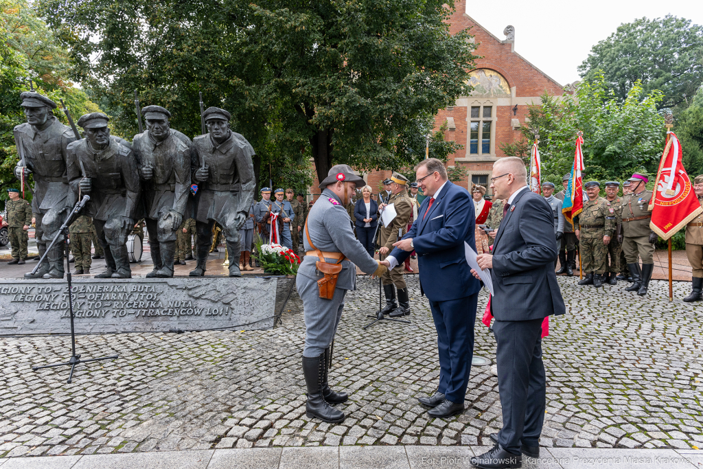Apel, Piłsudski, Miszalski, pomnik, Pierwsza Kadrowa Kompania, uroczystości, marsz  Autor: P. Wojnarowski