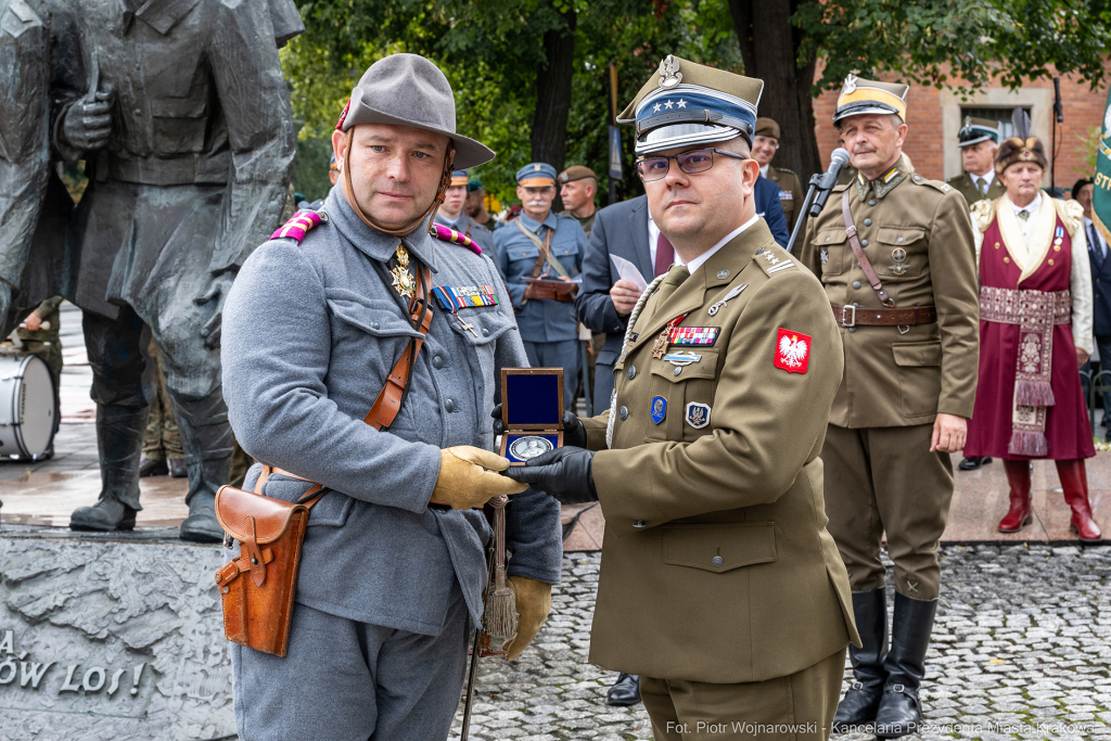 Apel, Piłsudski, Miszalski, pomnik, Pierwsza Kadrowa Kompania, uroczystości, marsz  Autor: P. Wojnarowski