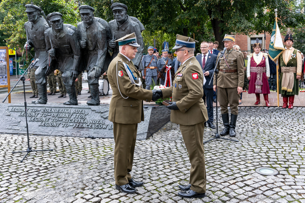 Apel, Piłsudski, Miszalski, pomnik, Pierwsza Kadrowa Kompania, uroczystości, marsz  Autor: P. Wojnarowski
