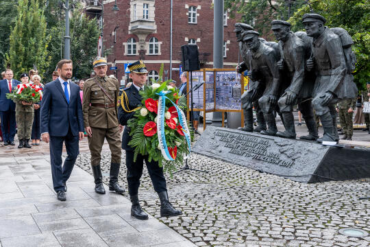 Apel, Piłsudski, Miszalski, pomnik, Pierwsza Kadrowa Kompania, uroczystości, marsz