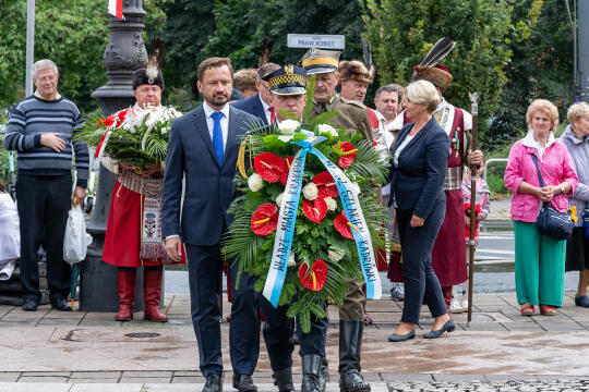 Apel, Piłsudski, Miszalski, pomnik, Pierwsza Kadrowa Kompania, uroczystości, marsz