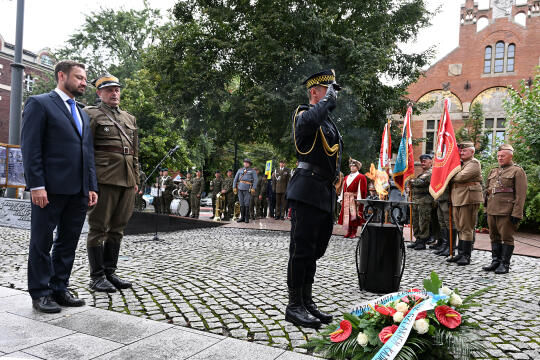 Apel, Piłsudski, Miszalski, pomnik, Pierwsza Kadrowa Kompania, uroczystości, marsz
