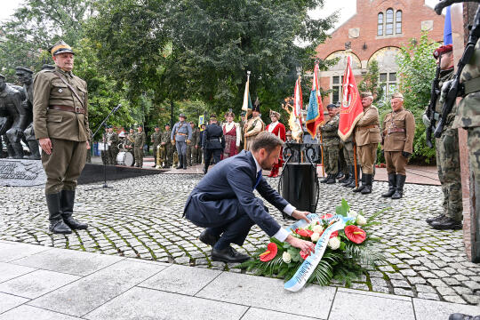 Apel, Piłsudski, Miszalski, pomnik, Pierwsza Kadrowa Kompania, uroczystości, marsz