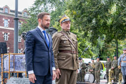Apel, Piłsudski, Miszalski, pomnik, Pierwsza Kadrowa Kompania, uroczystości, marsz