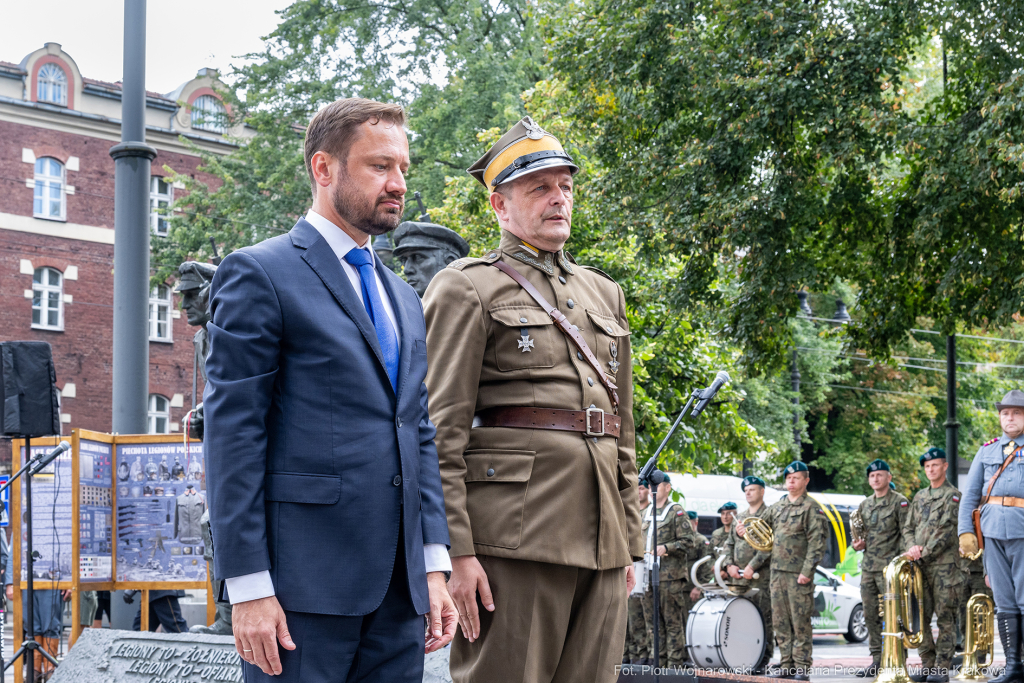 Apel, Piłsudski, Miszalski, pomnik, Pierwsza Kadrowa Kompania, uroczystości, marsz  Autor: P. Wojnarowski