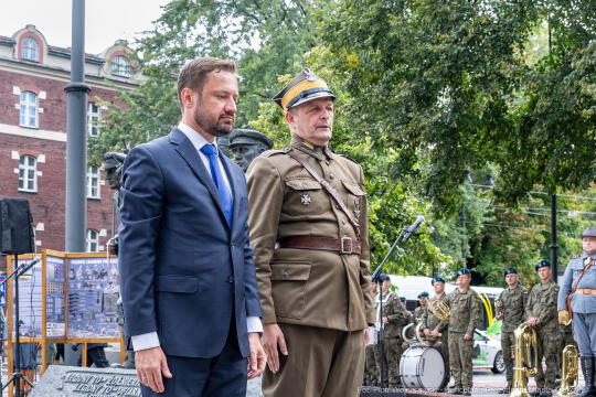 Apel, Piłsudski, Miszalski, pomnik, Pierwsza Kadrowa Kompania, uroczystości, marsz