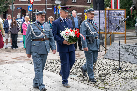 Apel, Piłsudski, Miszalski, pomnik, Pierwsza Kadrowa Kompania, uroczystości, marsz