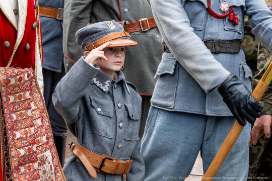 Apel, Piłsudski, Miszalski, pomnik, Pierwsza Kadrowa Kompania, uroczystości, marsz