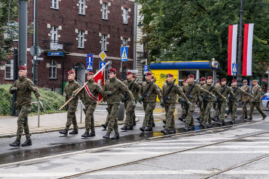 Frankiewicz, Wawel, Chamielec, wieńce, Wawel, Marsz Szlakiem Pierwszej Kompanii Kadrowej, krypta, s