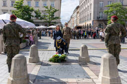 Frankiewicz, Wawel, Chamielec, wieńce, Wawel, Marsz Szlakiem Pierwszej Kompanii Kadrowej, krypta, s