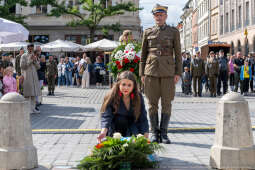 Frankiewicz, Wawel, Chamielec, wieńce, Wawel, Marsz Szlakiem Pierwszej Kompanii Kadrowej, krypta, s