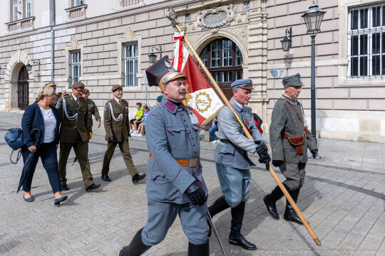 Frankiewicz, Wawel, Chamielec, wieńce, Wawel, Marsz Szlakiem Pierwszej Kompanii Kadrowej, krypta, s