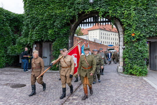 Frankiewicz, Wawel, Chamielec, wieńce, Wawel, Marsz Szlakiem Pierwszej Kompanii Kadrowej, krypta, s