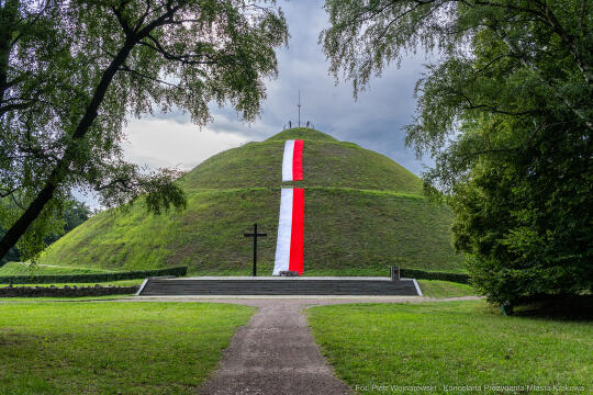 Capstrzyk, Frankiewicz, Kopiec Piłsudskiego, wieńce, Marsz Szlakiem Pierwszej Kompanii Kadrowej, 2