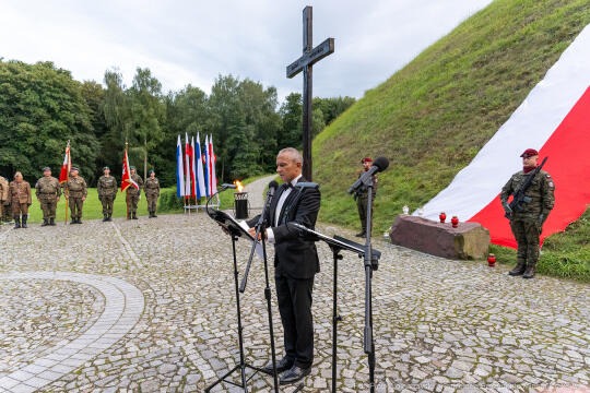 Capstrzyk, Frankiewicz, Kopiec Piłsudskiego, wieńce, Marsz Szlakiem Pierwszej Kompanii Kadrowej, 2
