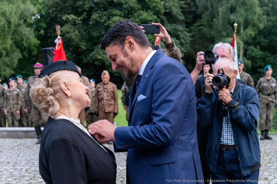 Capstrzyk, Frankiewicz, Kopiec Piłsudskiego, wieńce, Marsz Szlakiem Pierwszej Kompanii Kadrowej, 2