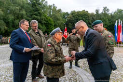 Capstrzyk, Frankiewicz, Kopiec Piłsudskiego, wieńce, Marsz Szlakiem Pierwszej Kompanii Kadrowej, 2