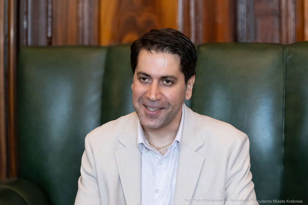 Ersan Pekin, Miszalski, spotkanie ICORN, Willa Decjusza, Dominika Kasprowicz  Autor: P. Wojnarowski