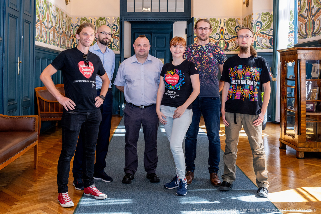 umk_9173.jpg-Aleksander Miszalski, Łukasz Sęk, WOŚ, sztab, Edyta Biel, spotkanie  Autor: P. Wojnarowski