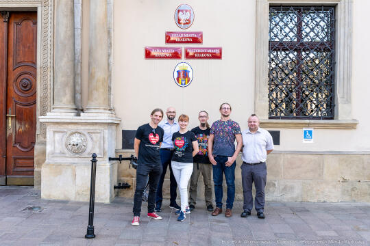 umk_9227.jpg-Aleksander Miszalski, Łukasz Sęk, WOŚ, sztab, Edyta Biel, spotkanie