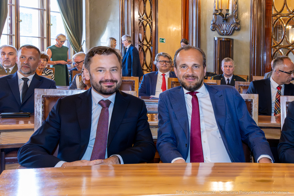 Straż Miejska, Miszalski, Majchrowski, odznaczenia, uroczystość, awanse, Dzień Straży Miejskiej  Autor: P. Wojnarowski