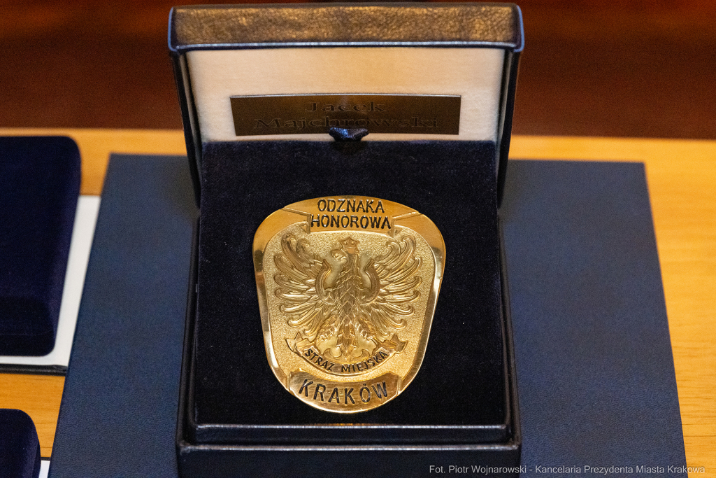 Straż Miejska, Miszalski, Majchrowski, odznaczenia, uroczystość, awanse, Dzień Straży Miejskiej  Autor: P. Wojnarowski