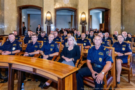 Straż Miejska, Miszalski, Majchrowski, odznaczenia, uroczystość, awanse, Dzień Straży Miejskiej