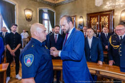 Straż Miejska, Miszalski, Majchrowski, odznaczenia, uroczystość, awanse, Dzień Straży Miejskiej