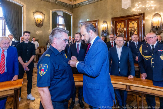 Straż Miejska, Miszalski, Majchrowski, odznaczenia, uroczystość, awanse, Dzień Straży Miejskiej