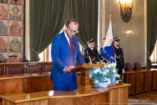 Straż Miejska, Miszalski, Majchrowski, odznaczenia, uroczystość, awanse, Dzień Straży Miejskiej