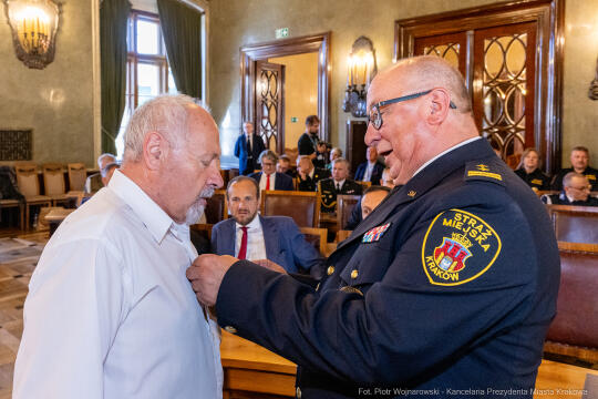 Straż Miejska, Miszalski, Majchrowski, odznaczenia, uroczystość, awanse, Dzień Straży Miejskiej