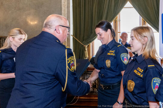 Straż Miejska, Miszalski, Majchrowski, odznaczenia, uroczystość, awanse, Dzień Straży Miejskiej