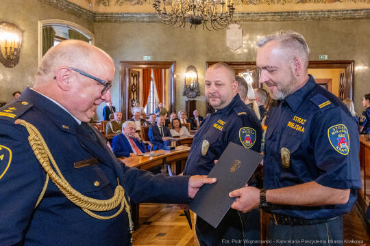 Straż Miejska, Miszalski, Majchrowski, odznaczenia, uroczystość, awanse, Dzień Straży Miejskiej