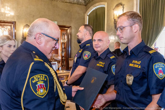 Straż Miejska, Miszalski, Majchrowski, odznaczenia, uroczystość, awanse, Dzień Straży Miejskiej