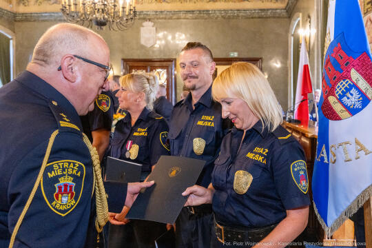 Straż Miejska, Miszalski, Majchrowski, odznaczenia, uroczystość, awanse, Dzień Straży Miejskiej