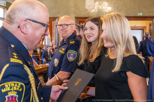 Straż Miejska, Miszalski, Majchrowski, odznaczenia, uroczystość, awanse, Dzień Straży Miejskiej