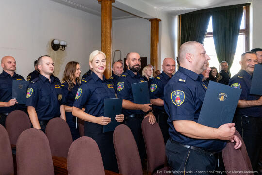 Straż Miejska, Miszalski, Majchrowski, odznaczenia, uroczystość, awanse, Dzień Straży Miejskiej