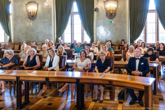 dyrektorzy, szkoły, wręczenie, akty, powołania, powierzenia, podziękowania, Miszalski, Klaman, k