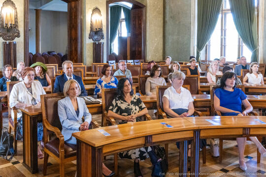 dyrektorzy, szkoły, wręczenie, akty, powołania, powierzenia, podziękowania, Miszalski, Klaman, k