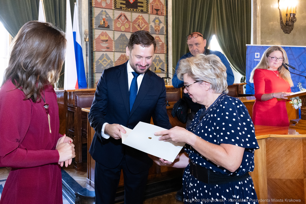 dyrektorzy, szkoły, wręczenie, akty, powołania, powierzenia, podziękowania, Miszalski, Klaman, k  Autor: P. Wojnarowski