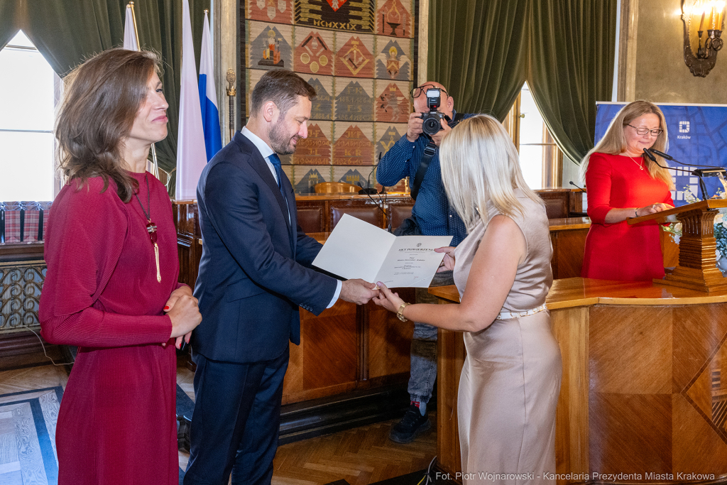 dyrektorzy, szkoły, wręczenie, akty, powołania, powierzenia, podziękowania, Miszalski, Klaman, k  Autor: P. Wojnarowski