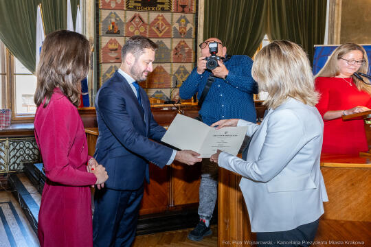 dyrektorzy, szkoły, wręczenie, akty, powołania, powierzenia, podziękowania, Miszalski, Klaman, k