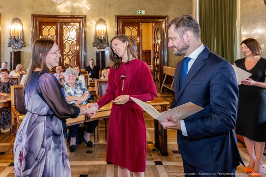 dyrektorzy, szkoły, wręczenie, akty, powołania, powierzenia, podziękowania, Miszalski, Klaman, k