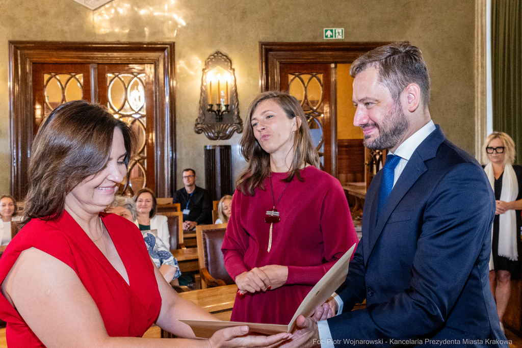 dyrektorzy, szkoły, wręczenie, akty, powołania, powierzenia, podziękowania, Miszalski, Klaman, k  Autor: P. Wojnarowski