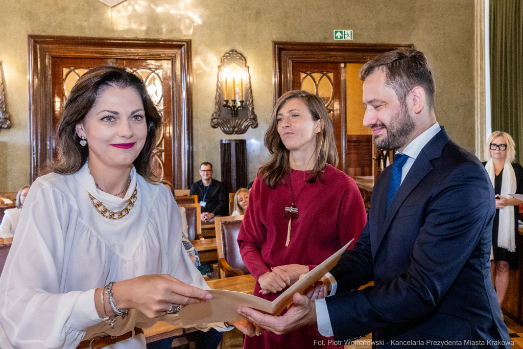 dyrektorzy, szkoły, wręczenie, akty, powołania, powierzenia, podziękowania, Miszalski, Klaman, k  Autor: P. Wojnarowski